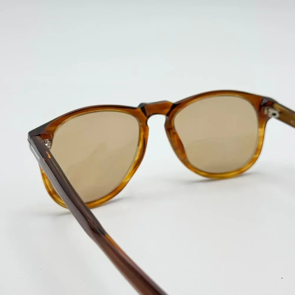Tom Ford Sunglasses Flynn TF291 41A Havana Frame Brown Lens 54-17-145 New w/Case